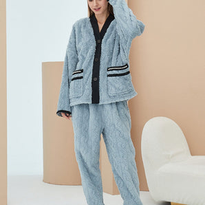 Pyjama polaire grande taille femme