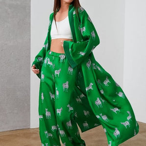 Pyjama Satin Kimono