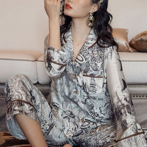 Pyjama Satin Femme Luxe