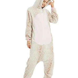 Combinaison Pyjama Renne Blanc