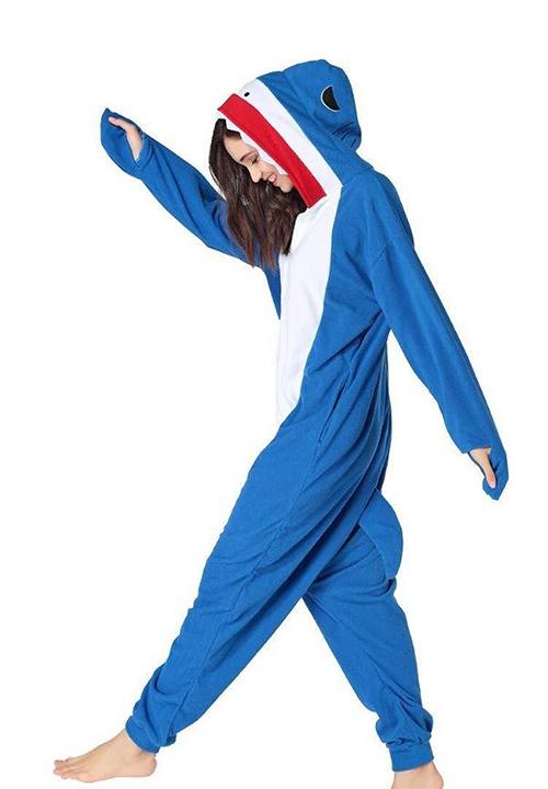 Combinaison Pyjama Requin Bleu – Pyjama Femme
