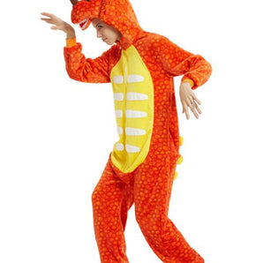 Combinaison Pyjama Dragon Orange
