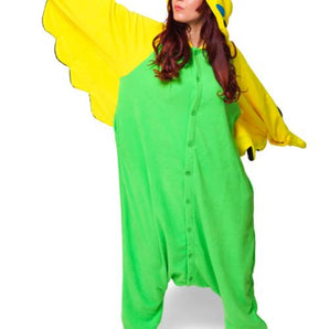 Combinaison Pyjama Perroquet Vert