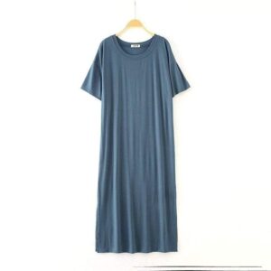 Chemise de nuit bleu pastel