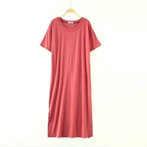 Chemise de nuit éco-responsable rouge
