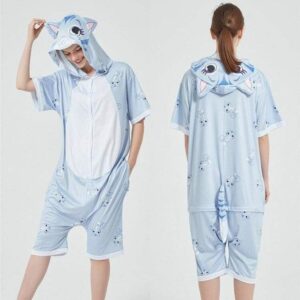 Combinaison pyjama Chat été