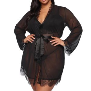 Déshabillé vaporeux Grande taille