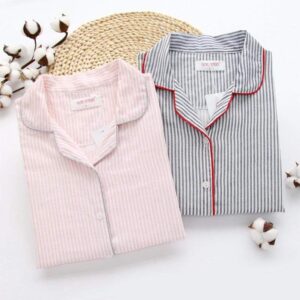 Ensemble pyjama coton rayé