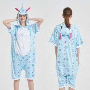 Grenouillère femme été Licorne Etoiles