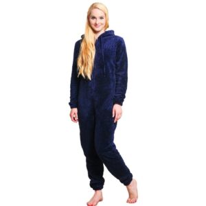 Grenouillère femme polaire Bleu marine