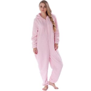 Grenouillère femme polaire Rose