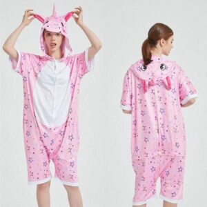 Kigurumi Licorne rose été femme