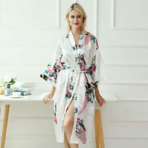 Kimono femme blanc