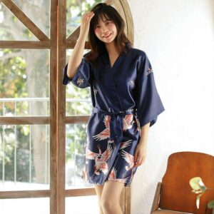 Kimono femme Bleu nuit