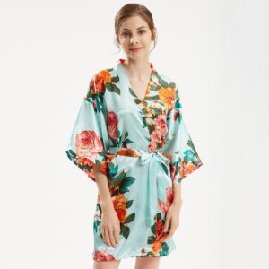 Kimono femme Fleuri