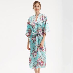 Kimono femme long Fleuri