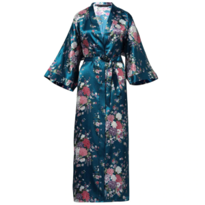 Kimono femme long vert