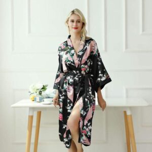 Kimono femme noir