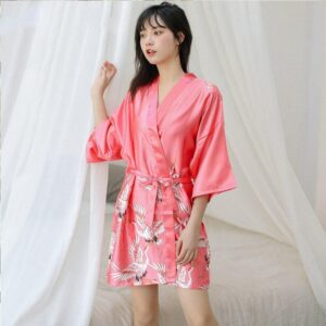 Kimono femme Rose poudré