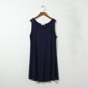 Nuisette en coton bleu nuit