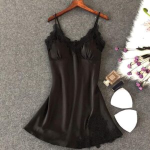 Nuisette soie noire