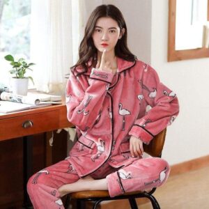Pyjama en pilou Flamant Rose