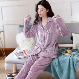 Pyjama femme en pilou Lila