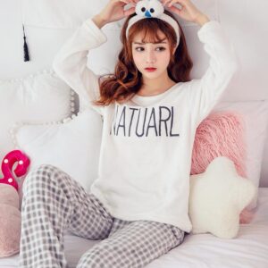 Pyjama flanelle femme