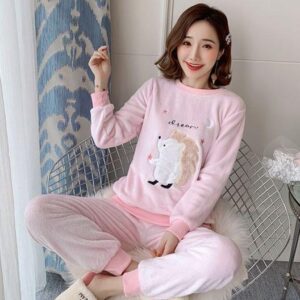 Pyjama hérisson femme