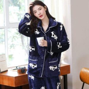 Pyjama pilou Bleu Vache