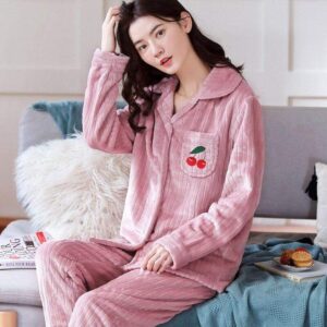 Pyjama pilou Rose Cerise
