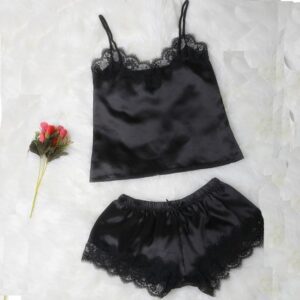 Pyjama sexy dentelle noire